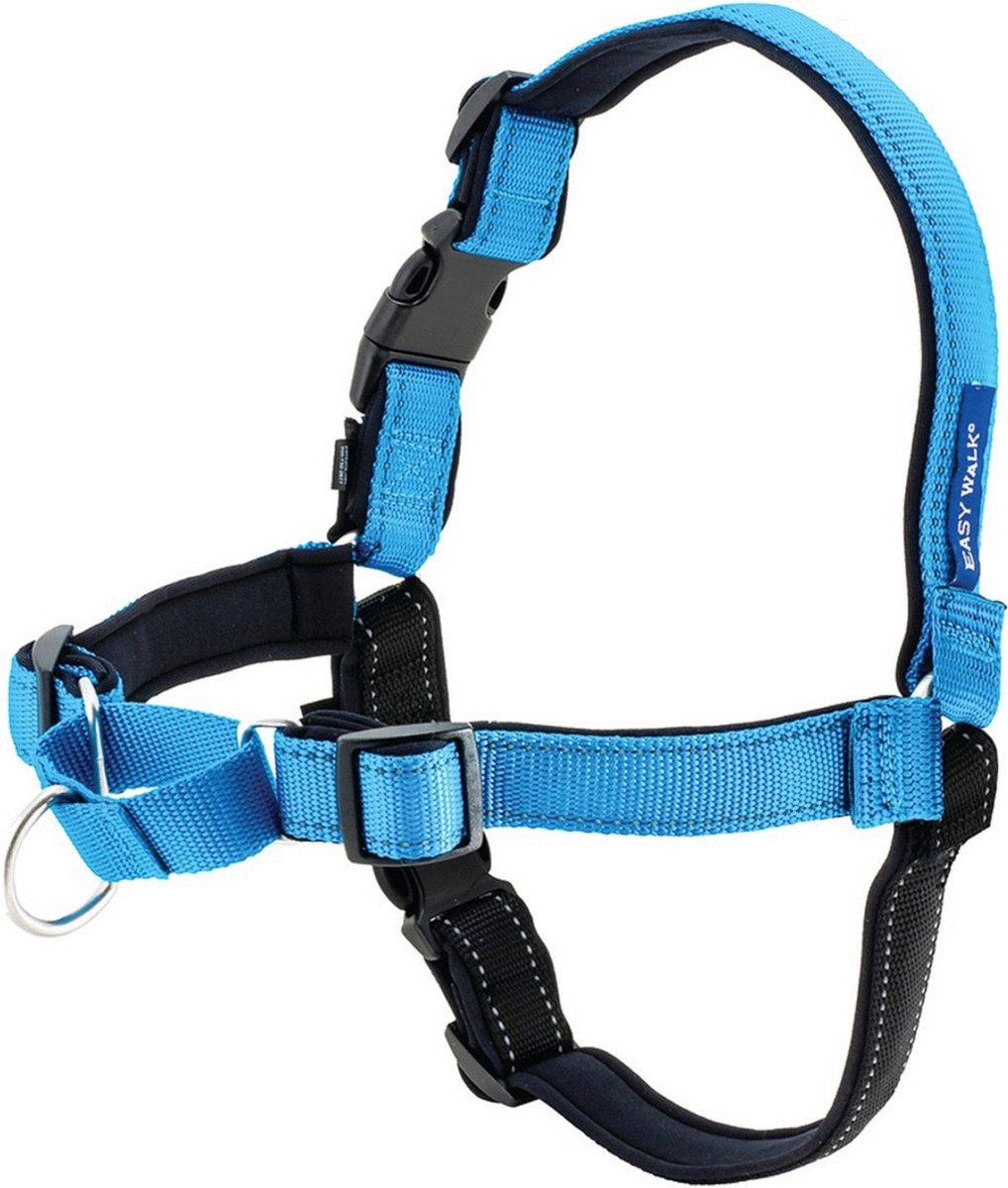 Harnais Petsafe easy walk deluxe - harnais pour chien - bleu - m l
