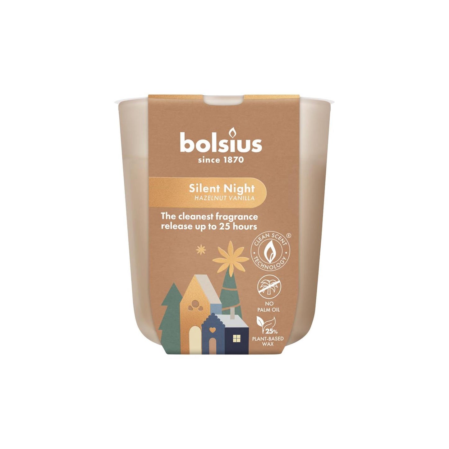 Bolsius verre parfumé nuit silencieuse 80 73