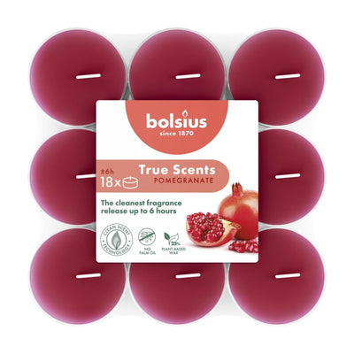 Bougies chauffe-plat parfumées Bolsius 18pcs grenade