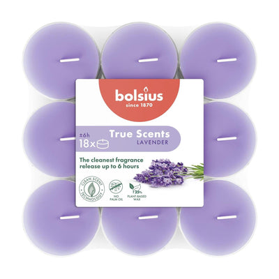 Bougies chauffe-plat parfumées Bolsius 18pcs lavande