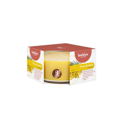 Bougie pilier parfumée Bolsius 50 80 mimosa