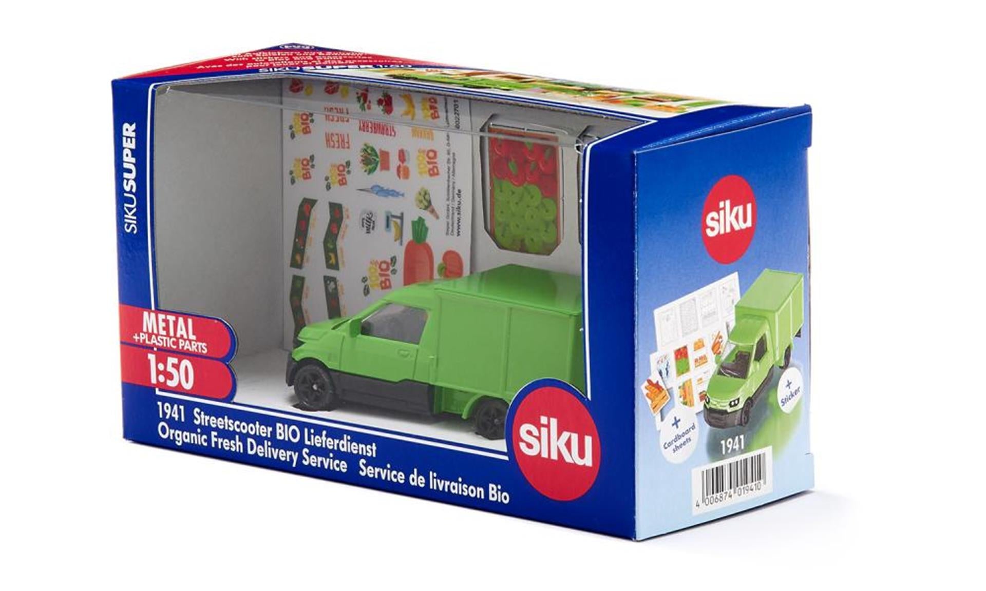 Service de livraison de biographie de Siku Super Streetscooter