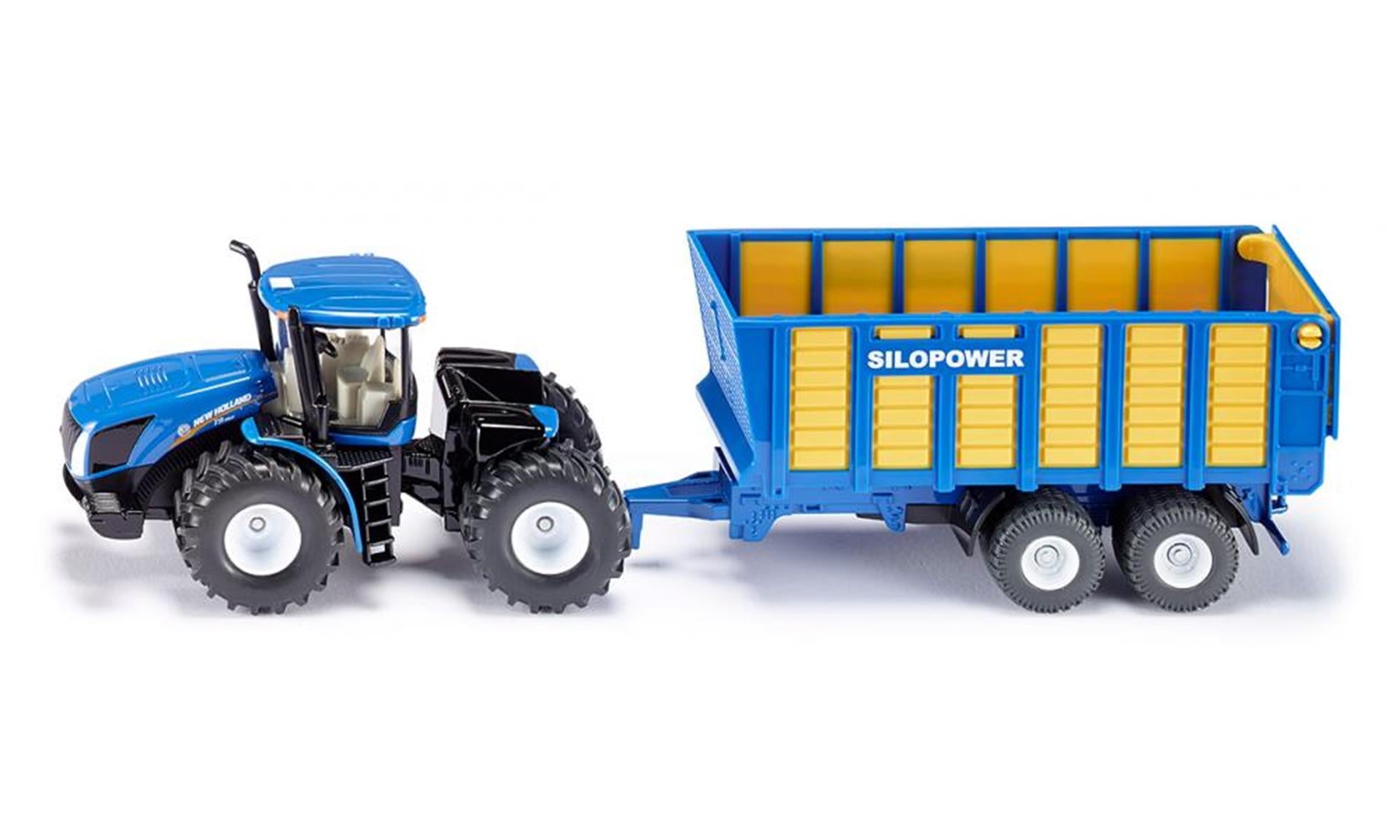 Siku 1947 New Holland avec wagon d'ensilage