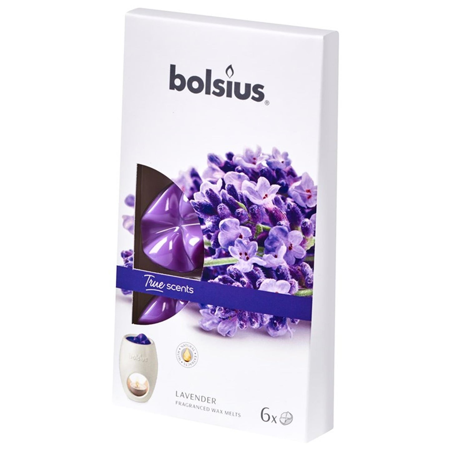 Bolsius cire parfumée thermocollante lavande 6 pcs