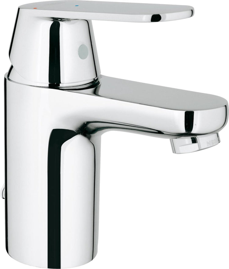 Robinet de lavabo Grohe eurosmart cosmopolitan - bec bas - chaîne extractible avec bouchon - chrome - économie d'eau