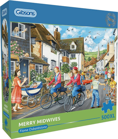 Gibsons - joyeuses sages-femmes (par fiona osbaldstone) - 500xl pièces 68×49cm (l×h) - puzzle pour adultes