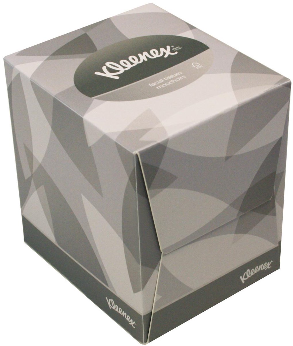 Mouchoirs Kleenex - business - blanc - 2 épaisseurs - boîte distributrice - extra doux - 90 feuilles