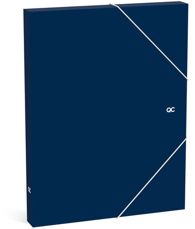 Boîte à documents couleur Qc - bleu marine