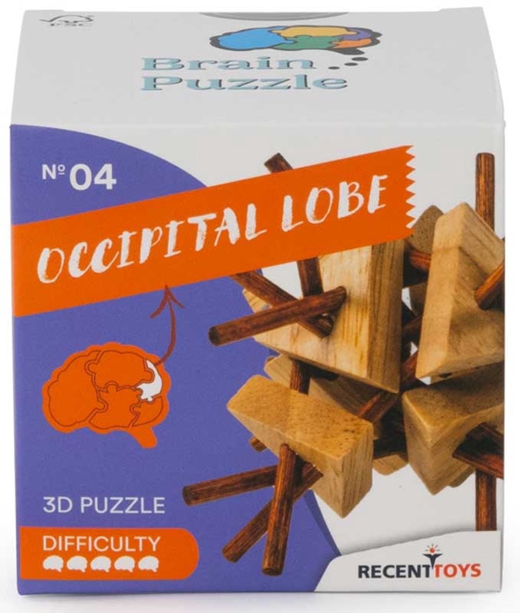 Brandless sans marque jouets récents casse-tête en bois - puzzle cérébral 4 jeu de réflexion.