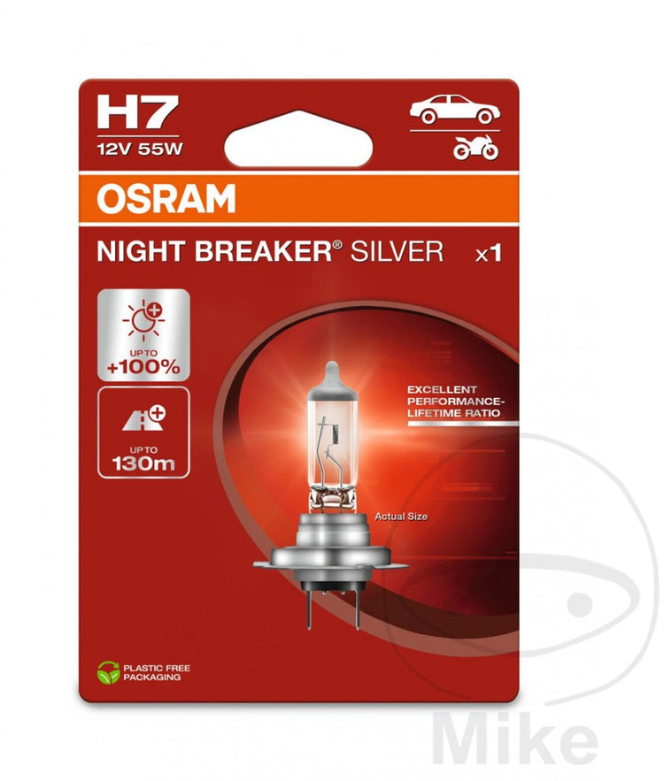 Lampe de voiture Osram night breaker argent h7 12v 55w