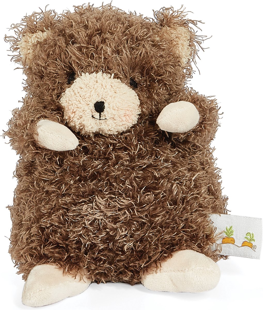 Bunnies by the bay cubby l'ours en peluche - peluche - détails brodés - ours - 18 cm - marron