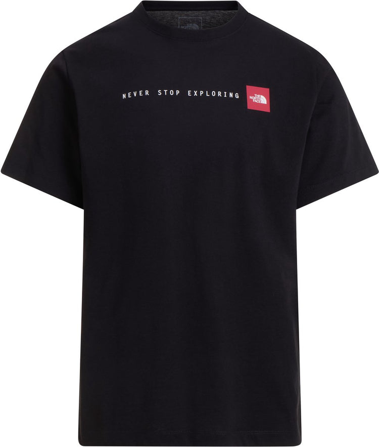 The north face m nse reg ss tee-graphic chemise d'extérieur pour hommes - noir tnf