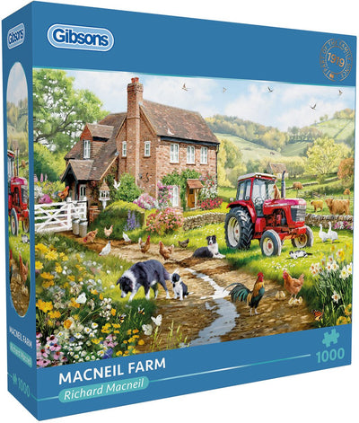 Gibsons - Macneil Farm (par Richard Macneil) - 1000 pièces 68×49cm (l×h) - puzzle pour adultes