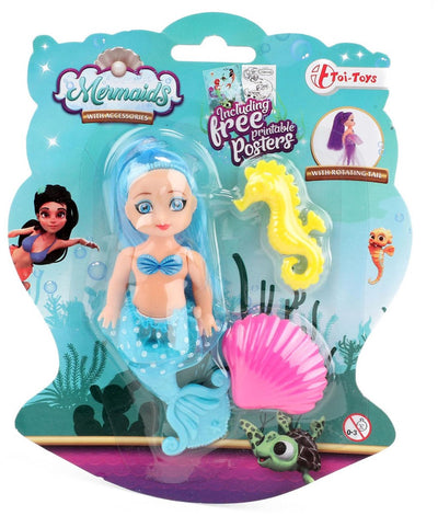Sirènes sirène pop avec peignes, 12 cm