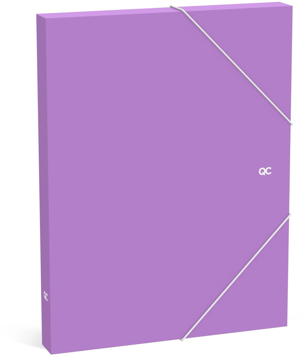 Boîte à documents couleur Qc - violet orchidée