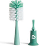 Goupillon pour biberon Munchkin - poils - goupillon pour biberon - brosse de nettoyage - avec ventouse - goupillon pour biberon et tétine - vert