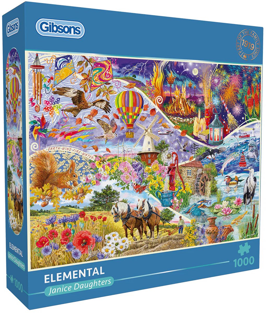 Gibsons - élémentaire (par Janice Daughters) - 1000 pièces 68×49cm (l×h) - puzzle pour adultes