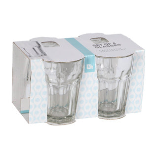 Ensemble de verre à boire 360 ​​ml 4 pièces