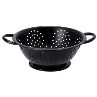Passoire 24 cm noir mat