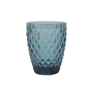 Verre diamant 22cl bleu