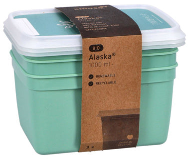 DBP DBP Alaska Boîtes congelées rectangulaires 1l 3 pièces Green