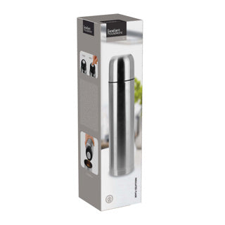 Pichet isotherme en acier inoxydable No Brand 1 litre | 2 pièces