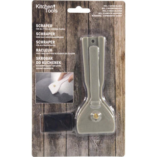 Outils de cuisine Scraper assiette en céramique avec 5mes