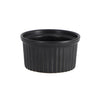 Crème brulee plat noir 9x5cm