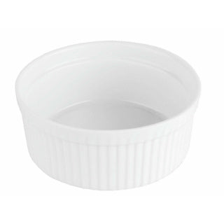 Souffles Dish 12x5cm blanc