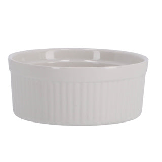 Souffles Dish 12x5cm blanc
