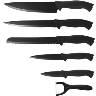 Michelino Knife Set 6 pièces noir
