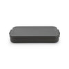 Brabantia Lunchbox Prenez un gris foncé plat