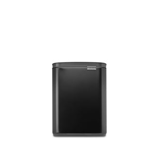 Brabantia bo seau de déchets, 7l - Matt Black