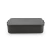 Brabantia Lunchbox Prenez un grand gris foncé