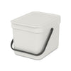 Brabantia gaspillement Bucket Toi 6L Gris clair