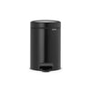 Brabantia brabantia newicon pédale bin 3l Matt Black