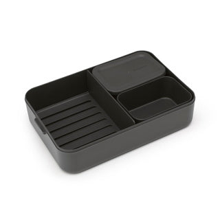 Brabantia Bento Lunchbox Prenez un grand gris foncé