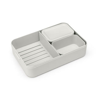 Brabantia Bento Lunchbox Prenez un grand gris clair