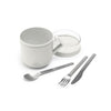 Tasse de soupe brabantia faire prendre du gris clair