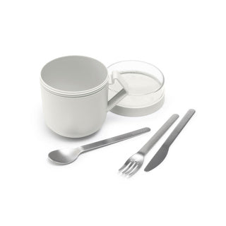 Tasse de soupe brabantia faire prendre du gris clair