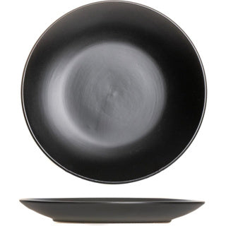 Assiette 21cm noir mat | 6 pièces