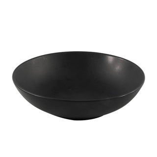 Aucun signe de marque profond 20,5 cm noir mat | 6 pièces