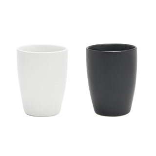 Tasse de café sans oreille noir ou blanc 340 ml