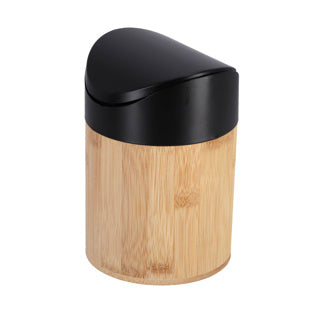 Autres marques Waste Bin 1L Bamboo Black