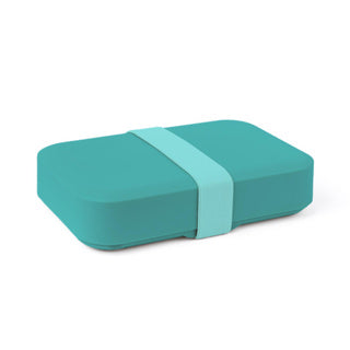 Boîte à lunch au quotidien récif grand - 1100ml - boîte à pain avec élastique - boîte à lunch réglable en hauteur - boîte à lunch sans BPA - fabriquée en Belgique - 215x125x45mm