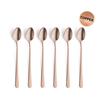 Cuillères amefa latte cuivre 6 pièces