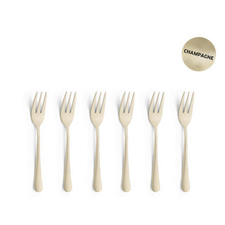 Amefa Cakes Fork Champagne 6 pièces