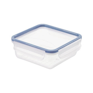 Récipient pour aliments frais carré 0,8 l clic lock bleu | 2 pièces