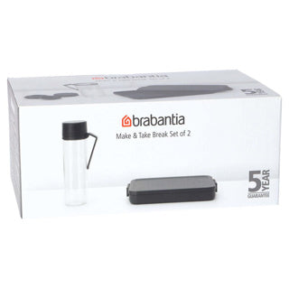 Brabantia Breakset Faire prendre un gris foncé 2 pièces
