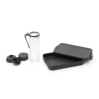 Brabantia Breakset Faire prendre un gris foncé 2 pièces